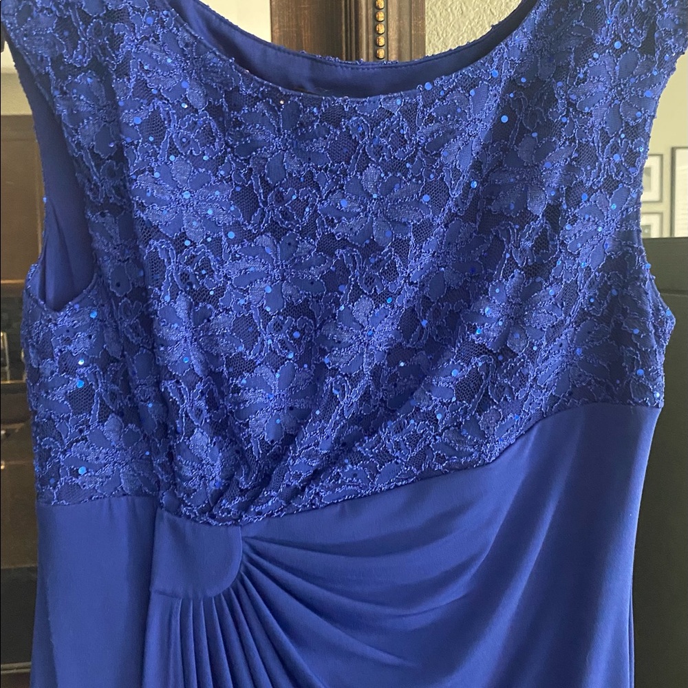 Stunning electric blue dress dress